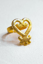 Load image into Gallery viewer, Sankofa Heart Ring

